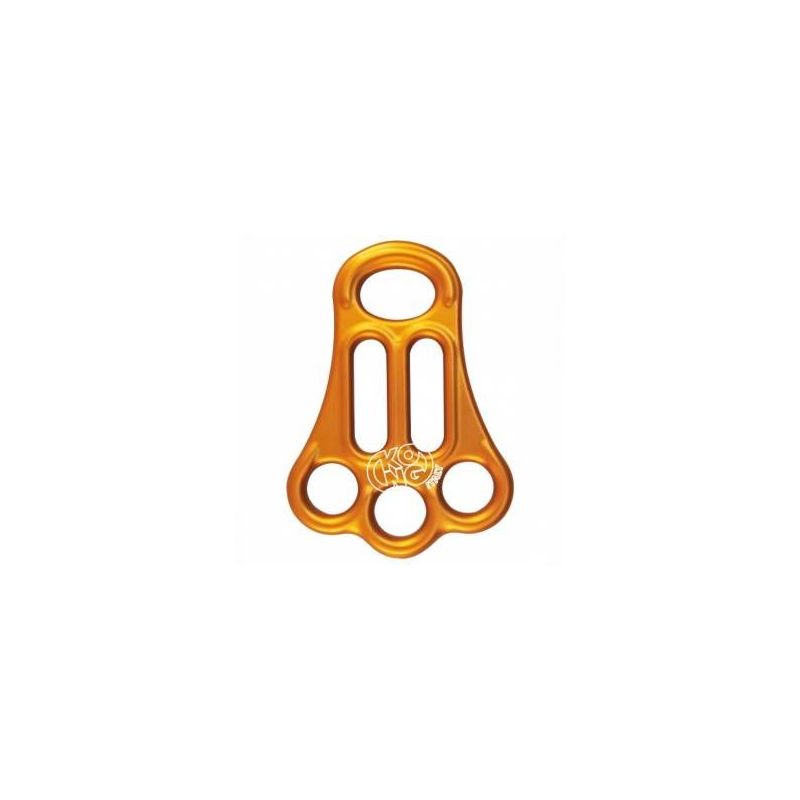 Tris Kong Plaque A Triple Ancrage Full Orange