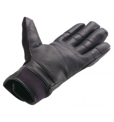 Guanti Da Arrampicata C.A.M.P. AXION Black - In Pelle Naturale, Rinforzati, Per Vie Ferrate E Calate In Doppia