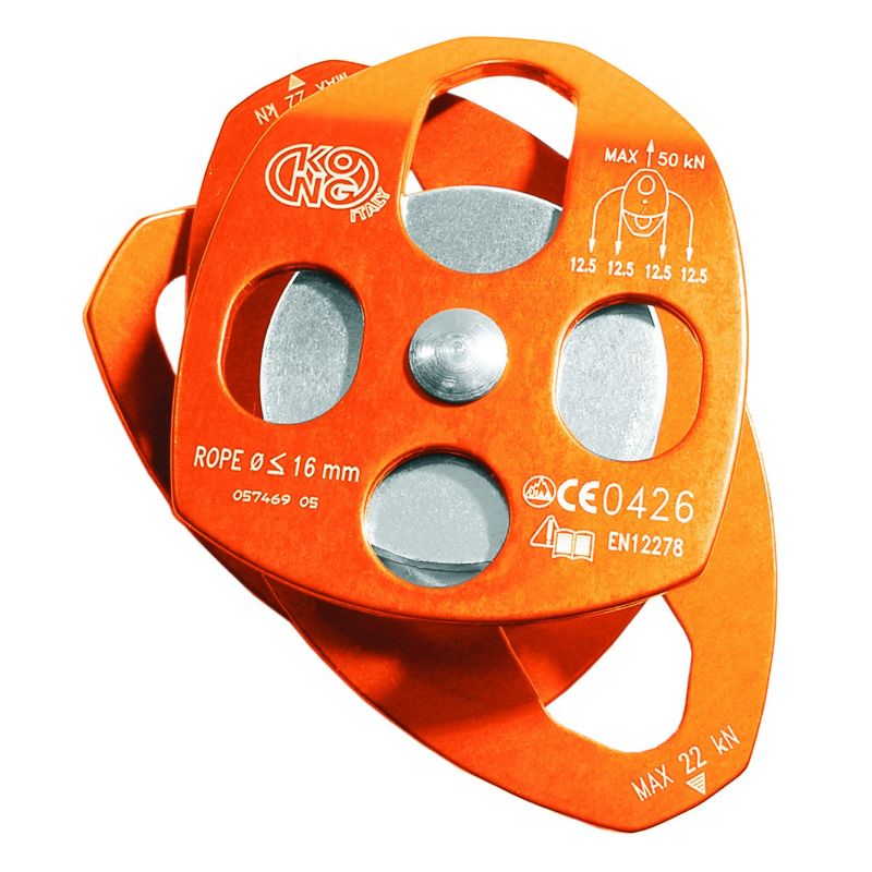 Puleggia doppia Kong Twin Alu - Cuscinetto a sfere -kn 50 25 25 Uiaa it