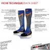 Chaussettes ski alpin - MONNET ACCESS (Bleu)