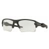 Oakley FLAK 2.0 XL solbriller (stål - klar til svart fotokromisk)