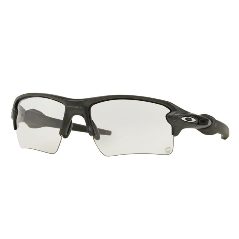 Oakley FLAK 2.0 XL solbriller (stål - klar til svart fotokromisk)