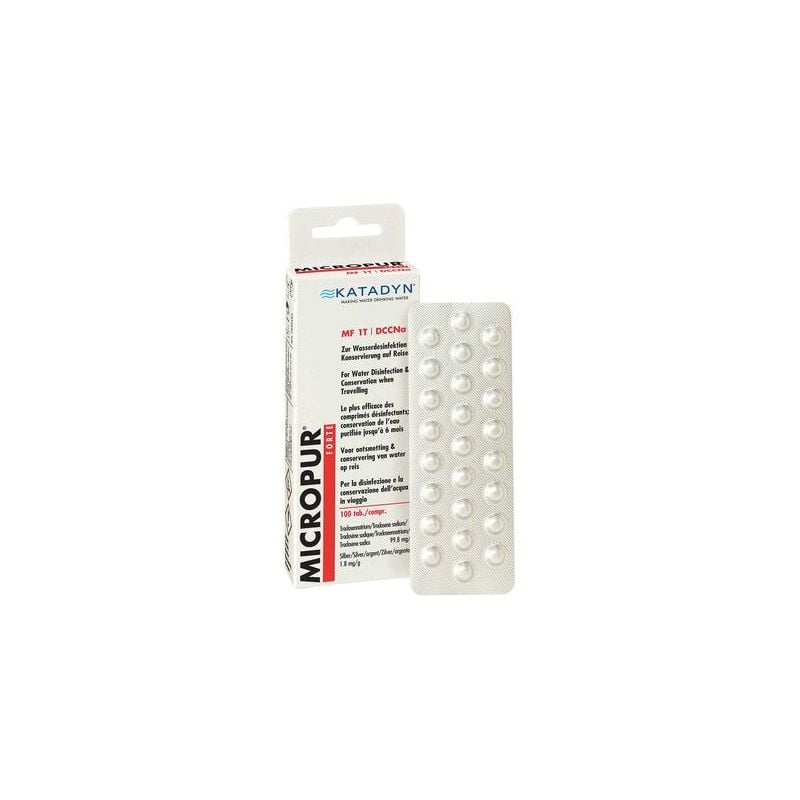 Comprimés purificateur d'eau Katadyn Micropur Forte MF 1T DCCNA