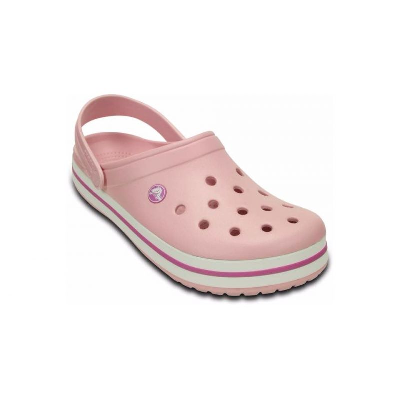 Sabots Crocs Crocband Clog (Pearl Pink/wild Orchid)