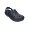 Crocs Classic Fuzz Lined Clog (Navy/charcoal)