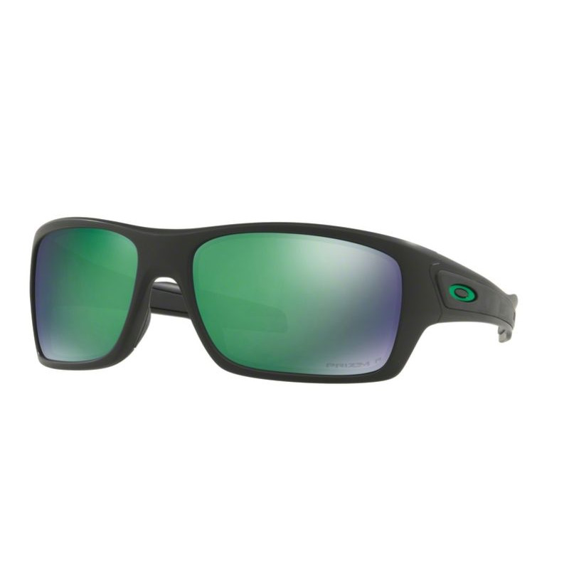 Oakley TURBINE PRIZM Sunglasses (Matte black - Prizm jade polarized)