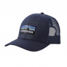 P-6 Logo Trucker Hat Patagonia (navy Blue W/navy Blue)