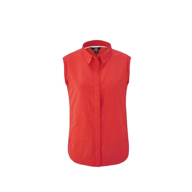 Kallio capslw Eider (Spicy Coral) kvinne kortermet skjorte