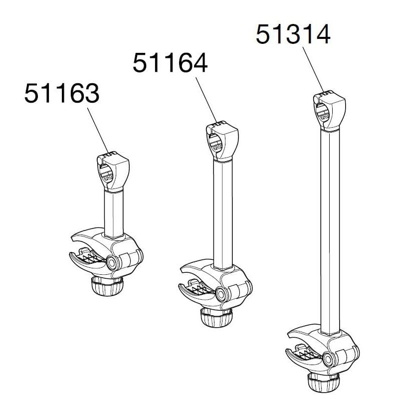 Euroway G2 3 Velos, Bras Pour 2ème Velo