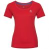 T-shirt Odlo Kumano F-dry Light (Vuurrood) dames
