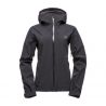 Naisten vedenpitävä takki Black Diamond Stromline Stretch Rain Shell (Musta)