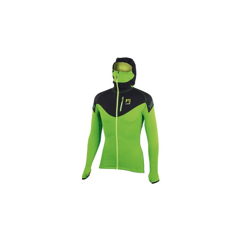Jacka Karpos K-performance Fleece Äppelgrön/mörkgrå