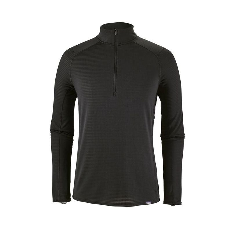 First layer Patagonia M's Cap Tw Zip Neck (black) man