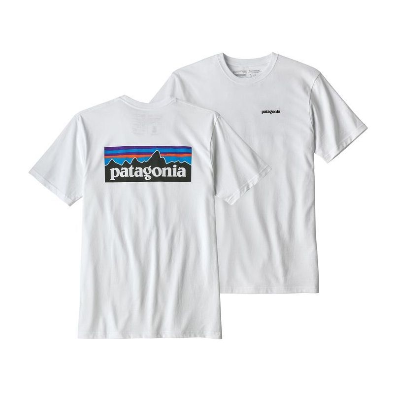 M's P-6 Logo Responsibili-tee Patagonia (wit)