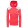 W Impendor Grid Jkt Atomic Pink - The North Face