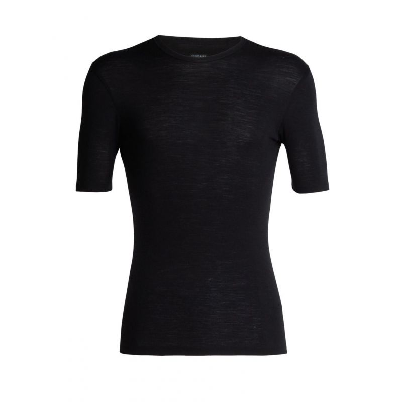 Camiseta Icebreaker Mens 175 Everyday Ss Crewe (negro) hombre