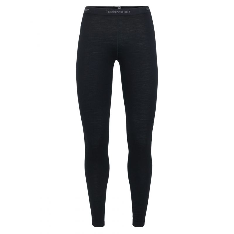 Termostrømpebukser til kvinder Icebreaker Merino 200 Oasis Leggings (Sort)