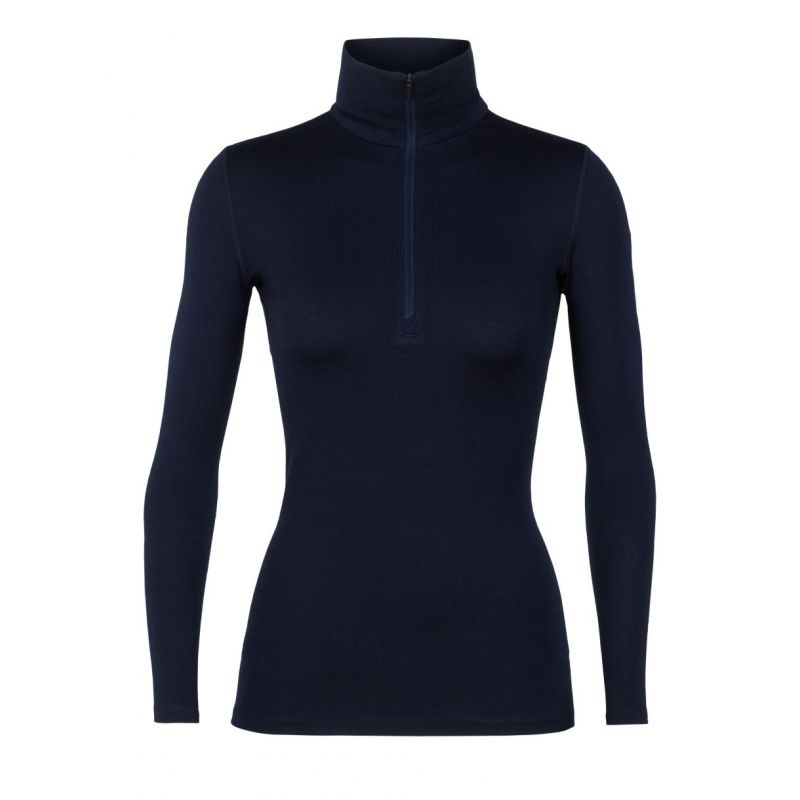 Icebreaker Wmns 260 Tech Ls Half Zip (Midnight navy) -femme