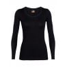 Wmns 200 Oasis Ls Mujer Icebreaker Scoop (Hthr Blush)