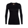 Unterwäsche langarm Icebreaker Merino 200 Oasis Ls Crewe (schwarz) Women