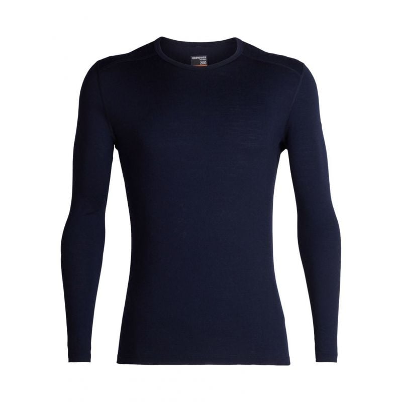 Underkläder ICEBREAKER Merino 200 Oasis Ls Crewe (Midnight Navy) Herr