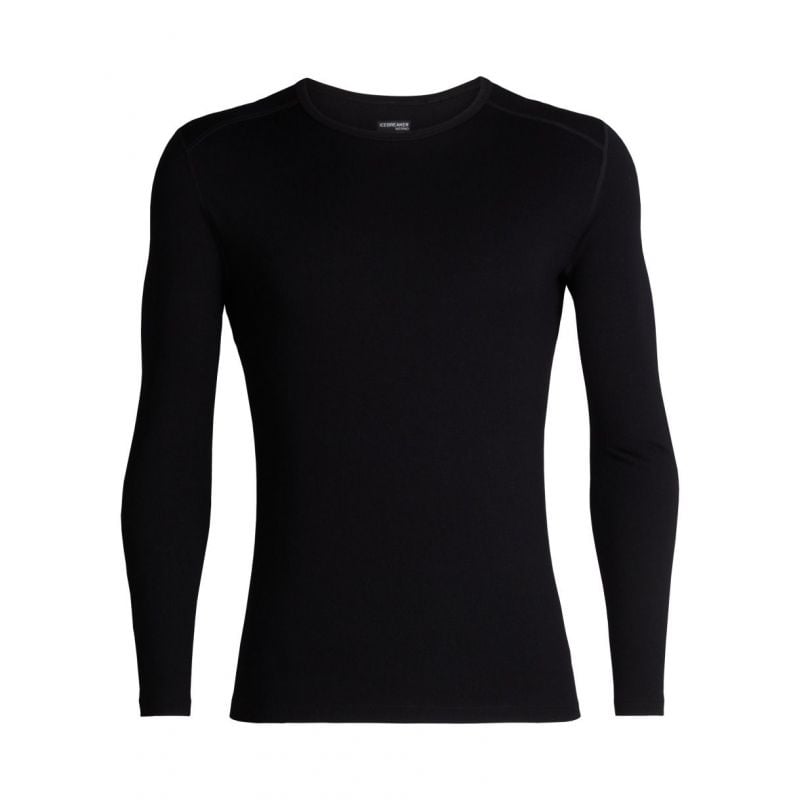 Langarmshirt Icebreaker Mens 260 Tech Ls Crewe (black) Mann