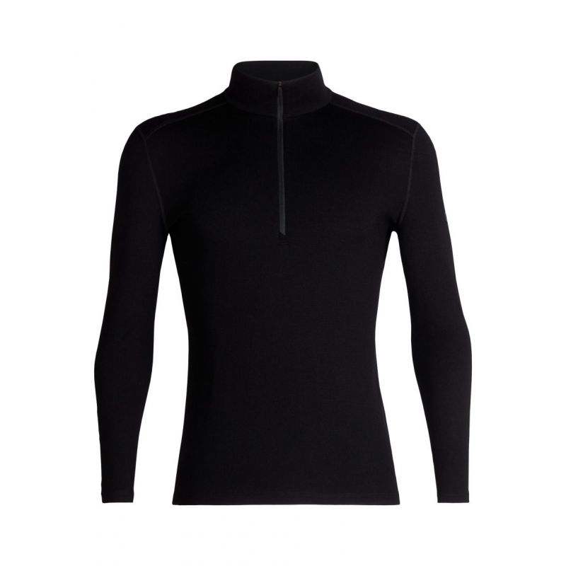 Base layer Icebreaker Mens 260 Tech Ls Half Zip (black) man