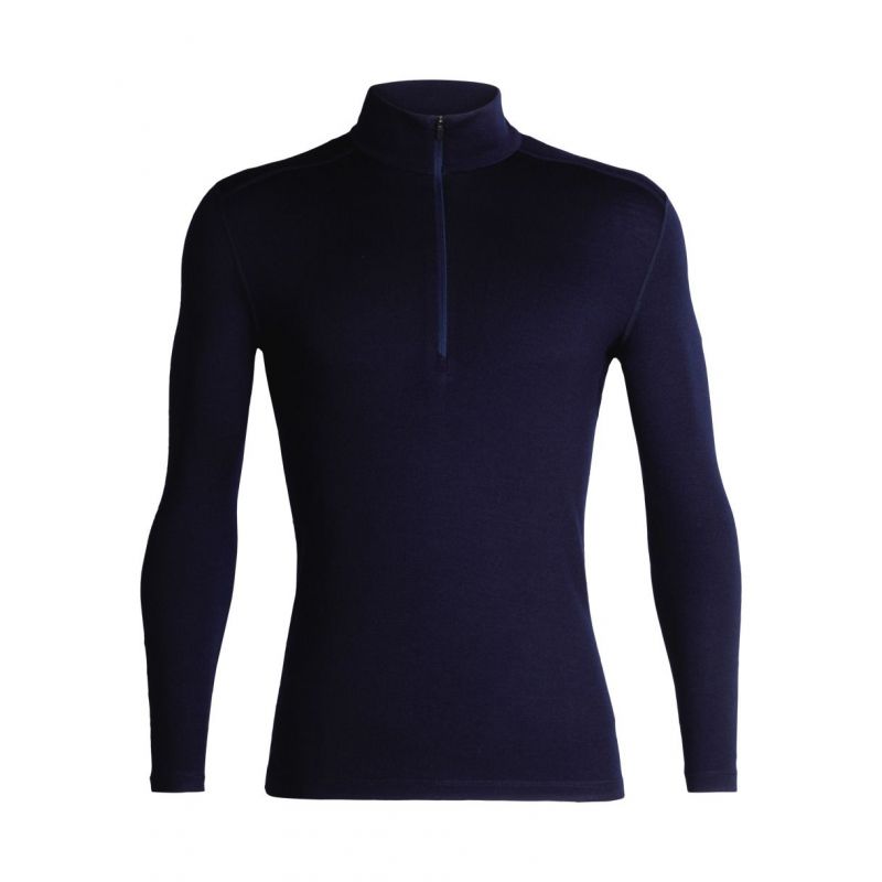Base layer Icebreaker Heren 260 Tech Ls Half Zip (Midnight Navy) man