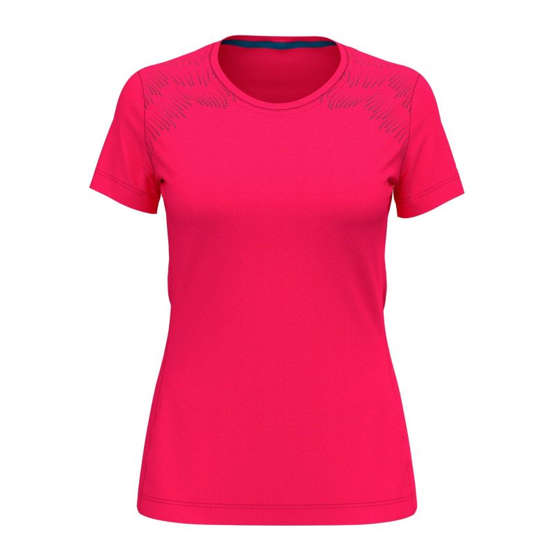 T-shirt Odlo Light Print (diva Pink - Placed Print) kvinde