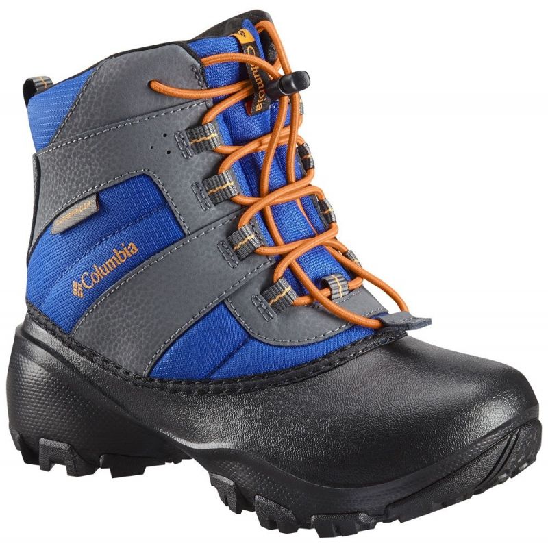Snøstøvler Columbia Youth Rope Tow III (azul, Orange Bl) barn