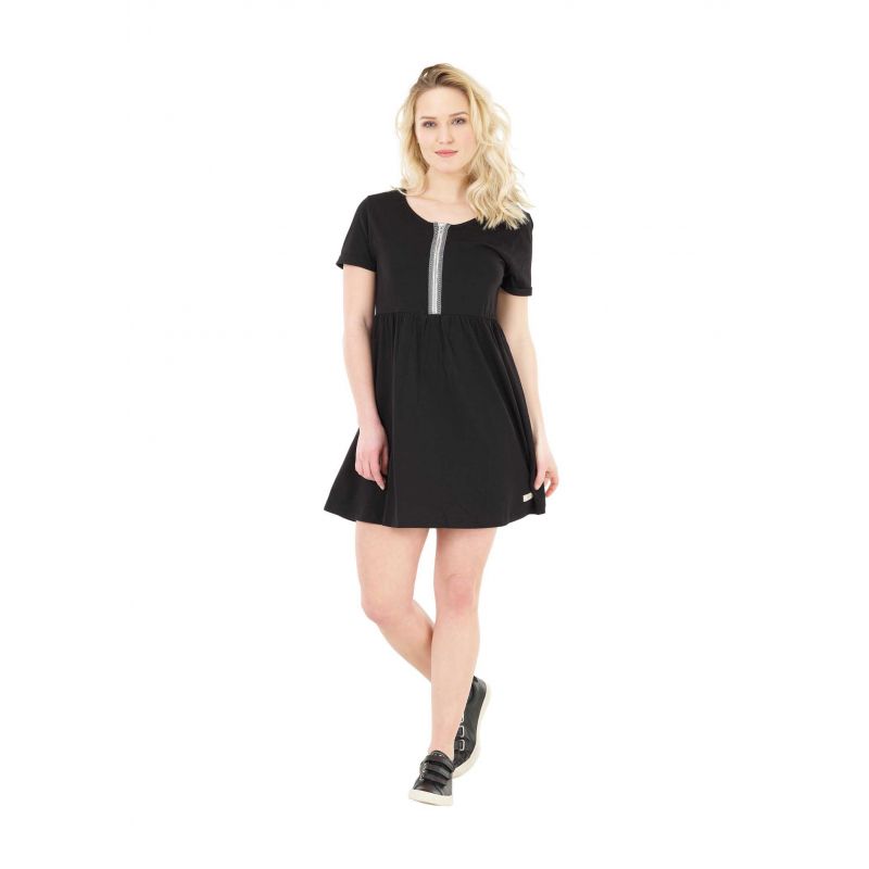 Vestito da donna in twill nero Picture (A nero)