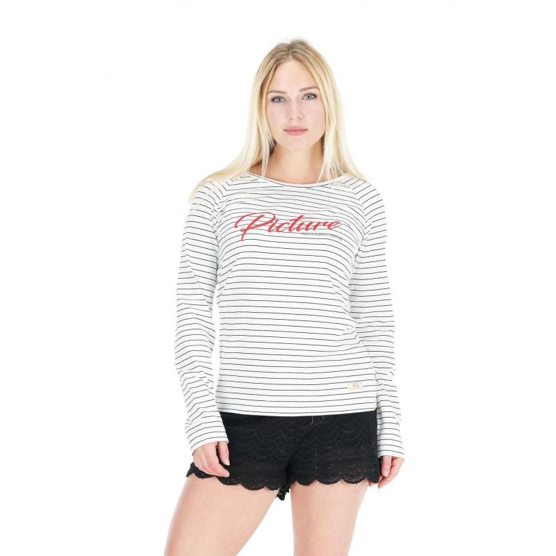Basement Sailor Ls Picture (A Sailor Black) langærmet t-shirt kvinder