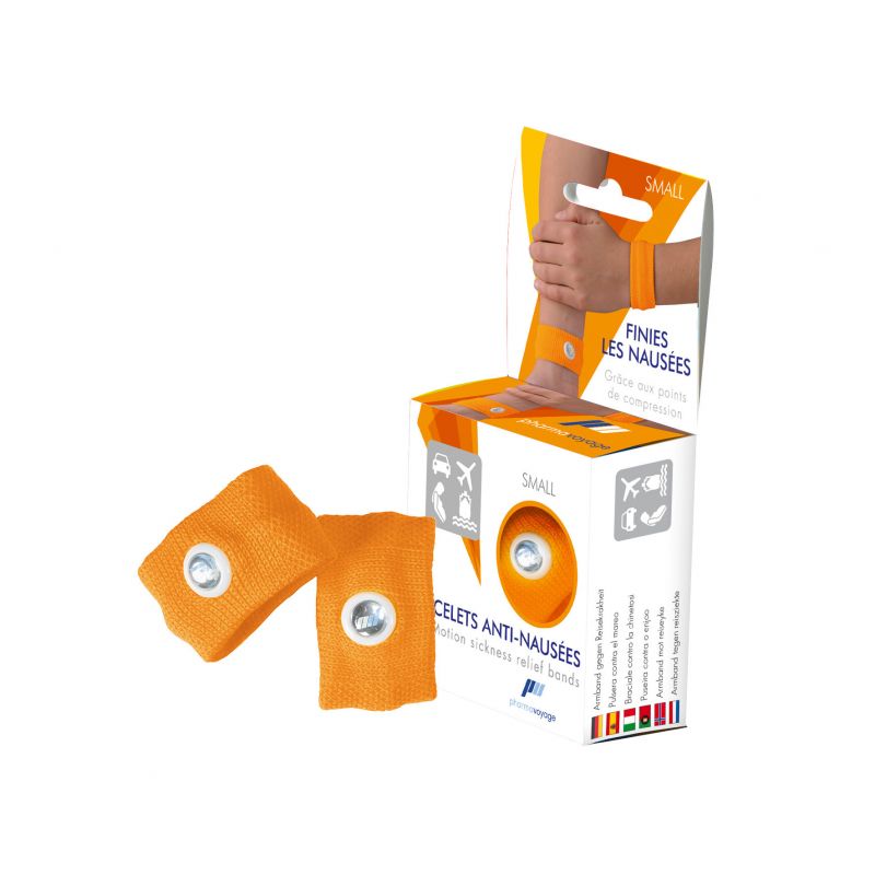 Braccialetti antinausea PharmaVoyage Small (arancione)