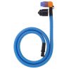 Kit de tubo de fuente de hélice (azul transparente)
