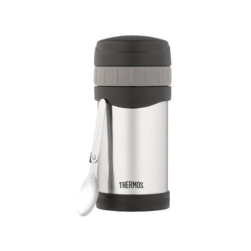 Porta alimenti con cucchiaio pieghevole da 0,5 litri Thermos (acciaio inossidabile)