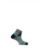 Double Trek Thyo Short Stem Socks (grijs / turkoois)