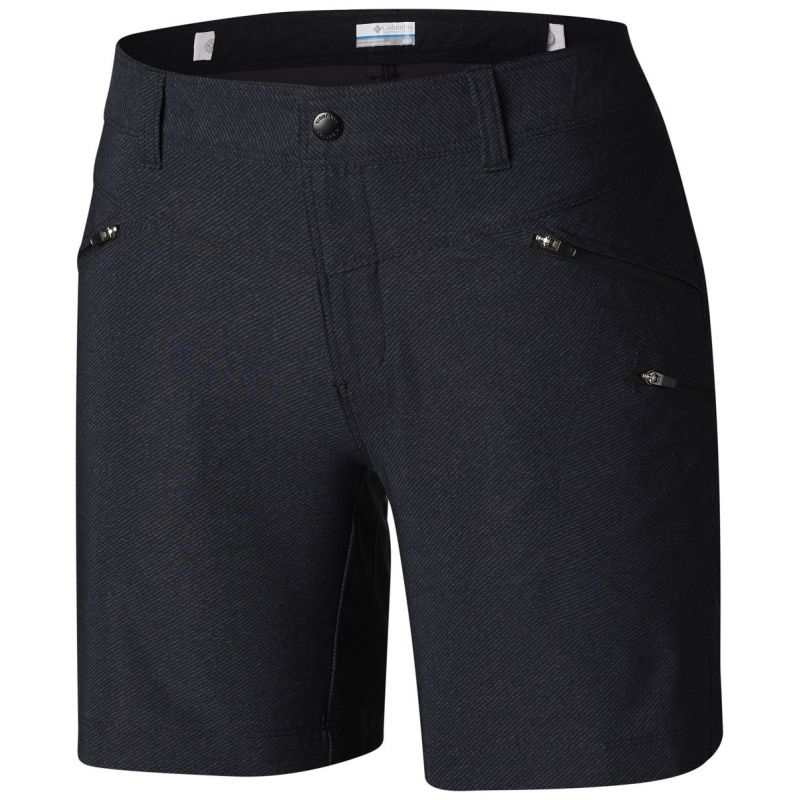 Shorts Columbia Piek naar punt voor dames (zwarte denimprint)
