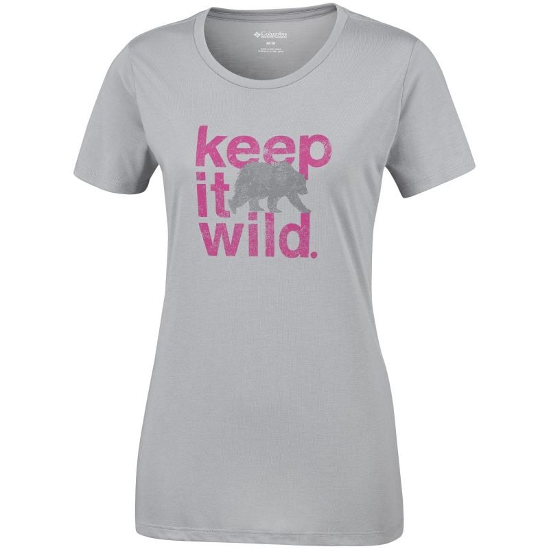 Maglietta Columbia Outdoor Elements III (Columbia Grigio, Keep it Wild) Donna