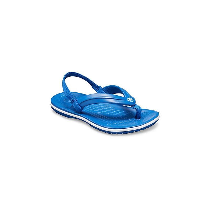 Flip Flops Crocs Crocodile Strap Flip (Blue Jean) Kids