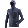 Felpa in micropile da uomo Millet Trilogy LIGHTGRID HOODIE (Sapphire)