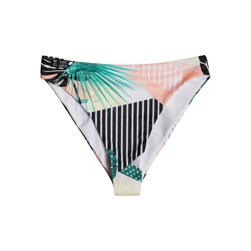 Pop Surf Reg High Leg Bottom Roxy (True Black Crazy Vic)