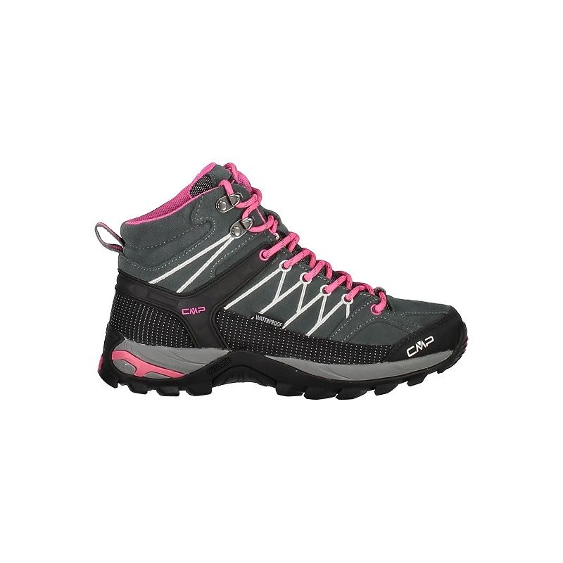 Chaussures RIGEL MID TREKKING SHOES WP (Grey Fuxia Ice) femme