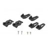 Step Adjust Oversize Hook (pair) - black Vaude