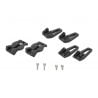 Step Adjust Oversize Hook (pair) - black Vaude