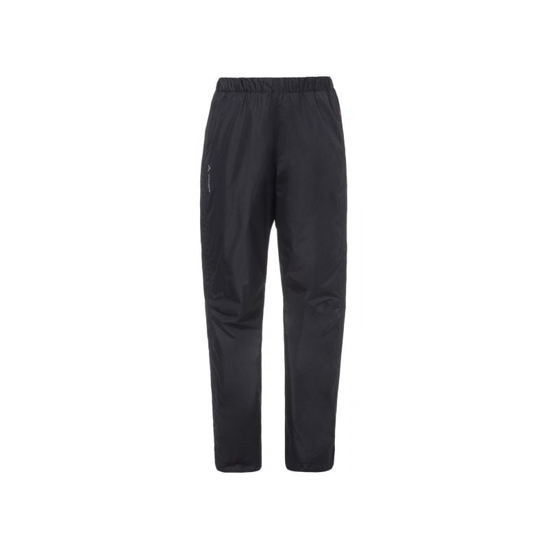 Naisten Vaude Fluid Full-zip vedenpitävät housut (musta)