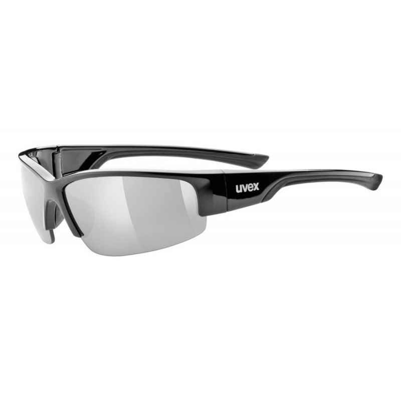 Uvex Sportstyle 215 solglasögon (svart / silver)