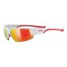 Uvex Sportstyle 215 zonnebril (wit mat rood / rood)