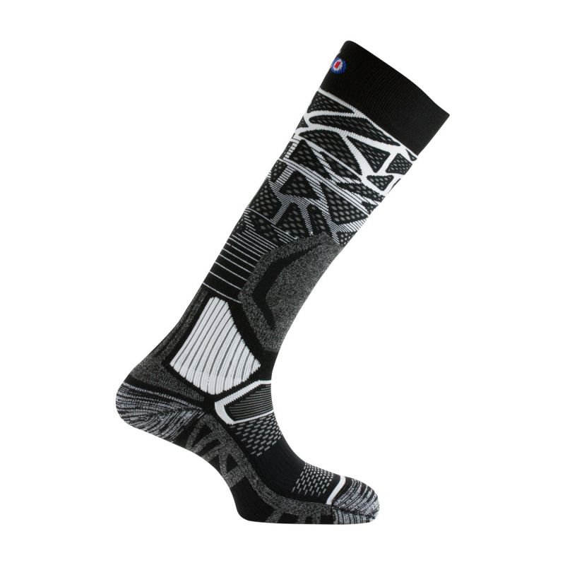 Skisokker ALVEOL TECH 2 Thyo (Sort/hvid)