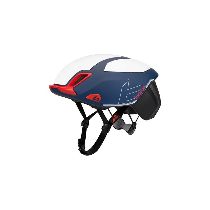 Cykelhjelm Bollé The One Premium (Navy-rød-hvid)