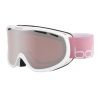 Bollé Sierra Ski Mask (White Pink Shiny Vermillon Gun Cat 2) Donna